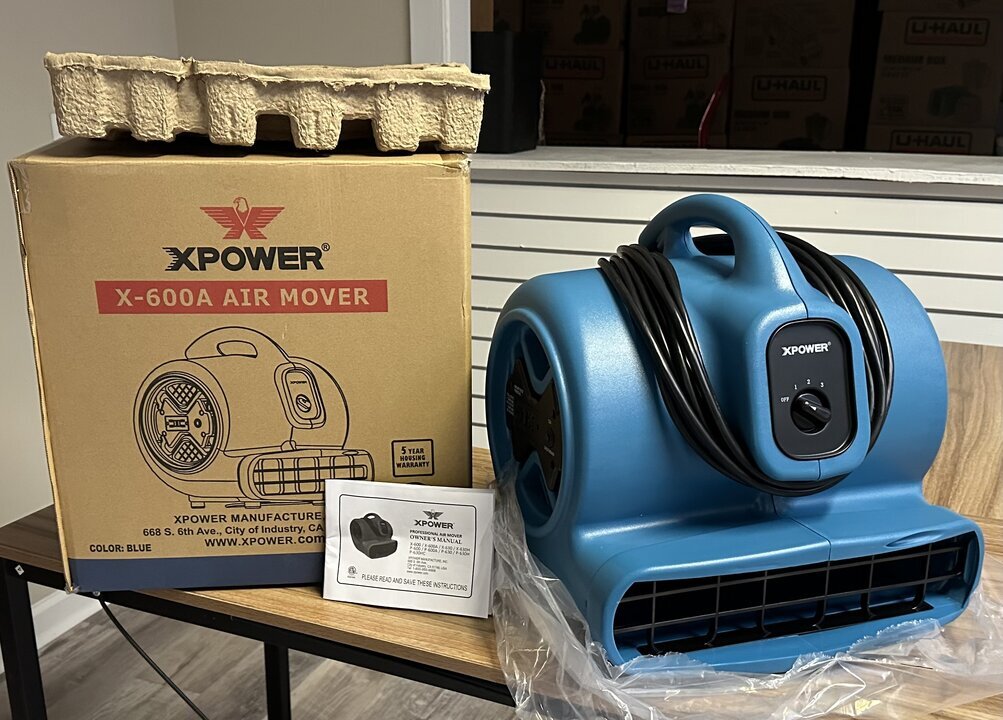 NEW XPOWER X-600A Air Mover — $155 (Retail $259)....I HAVE 20 OF THESE